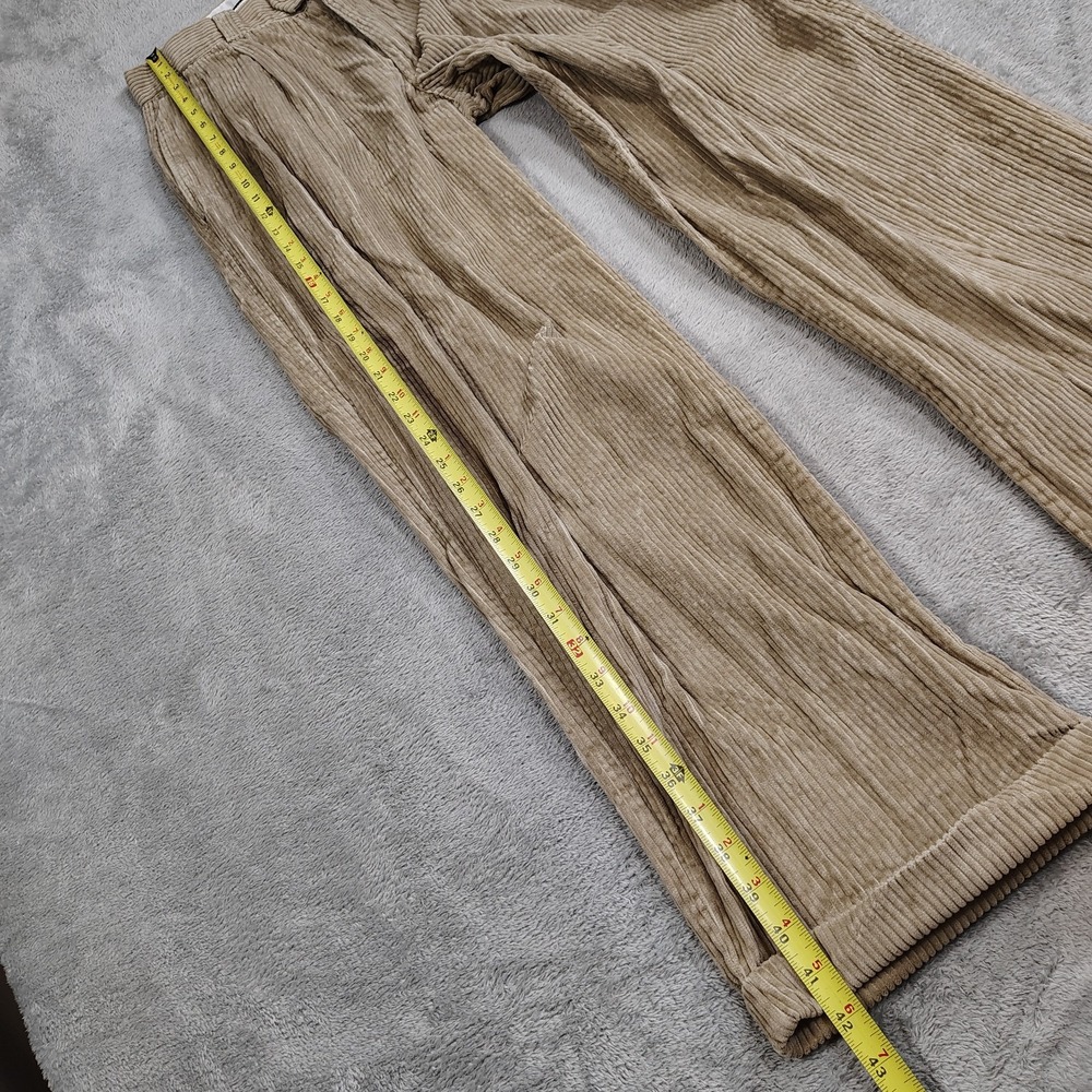 Vintage Gochu Wide Wale Corduroy Cuffed Pleated Corduroy Pants Mens Size 34 X 30 - Picture 7 of 12